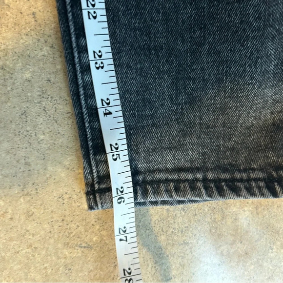 Old Navy jeans - “OG Straight High Rise” black wash distressed - Picture 7 of 9